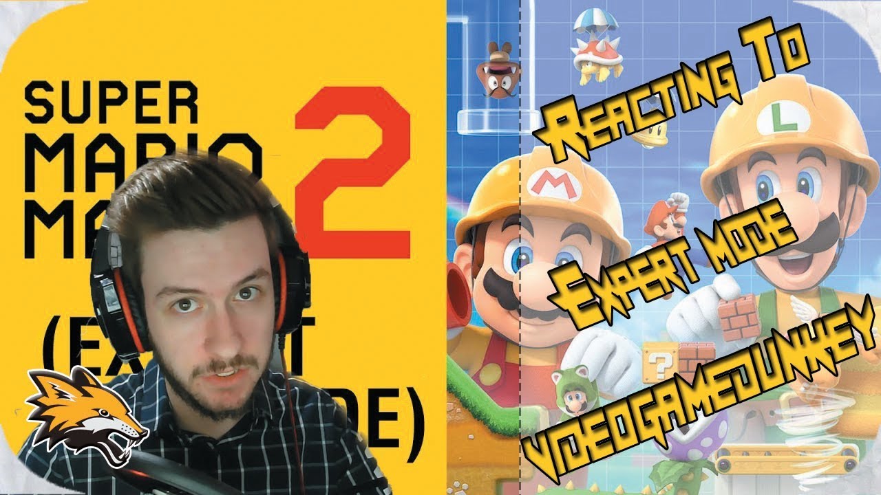 Reacting to videogamedunkey Super Mario Maker 2 Expert Mode