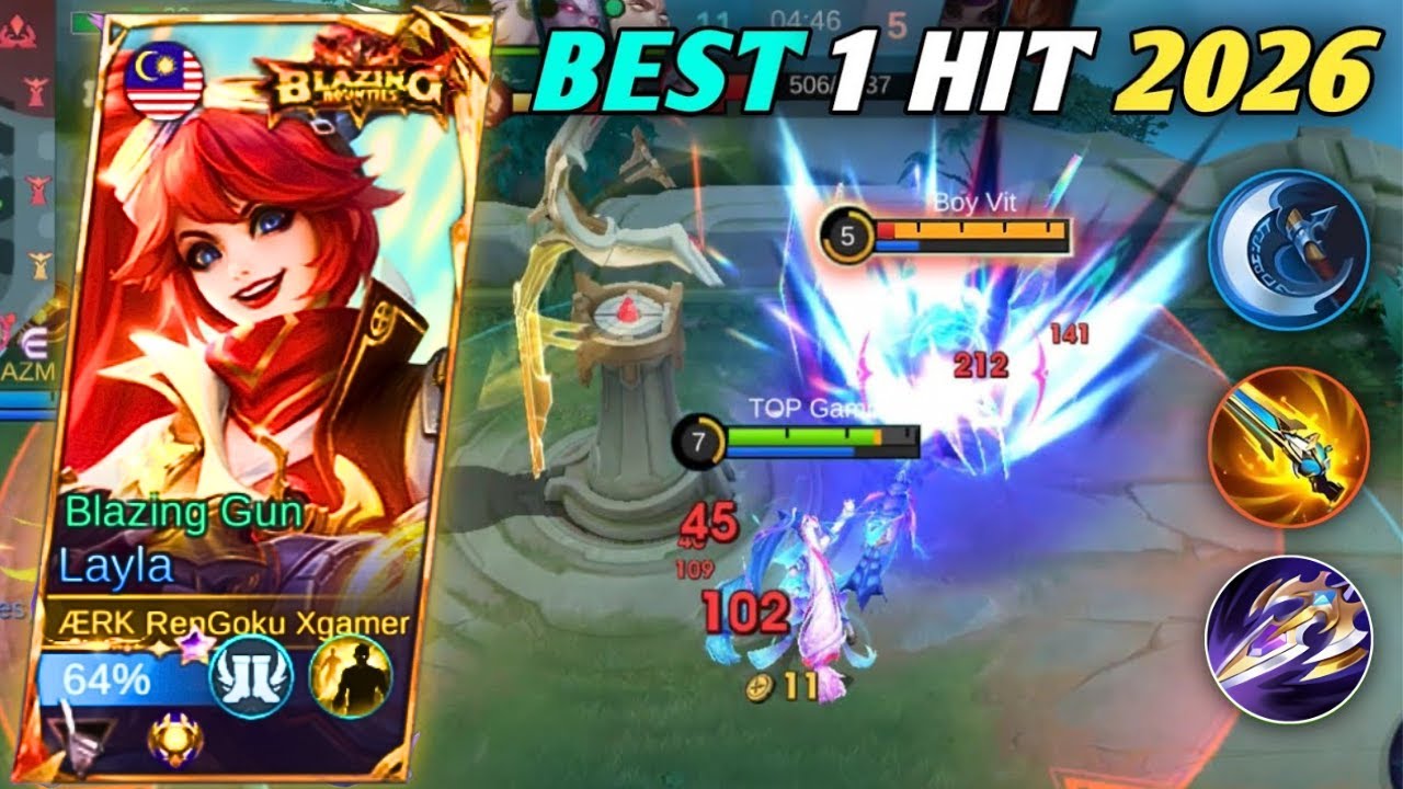 BEST LAYLA DAMAGE BUILD 2026 🔥 INSANE ONE-HIT META | Mobile Legends MLBB