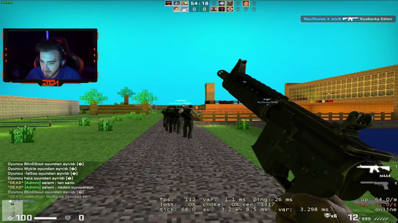 wtcN - CS:GO Sus Kanka Jailbreak Serverına Giriyor w/Sizophren, Saamtwo, AmkSincabı, RaufBaba