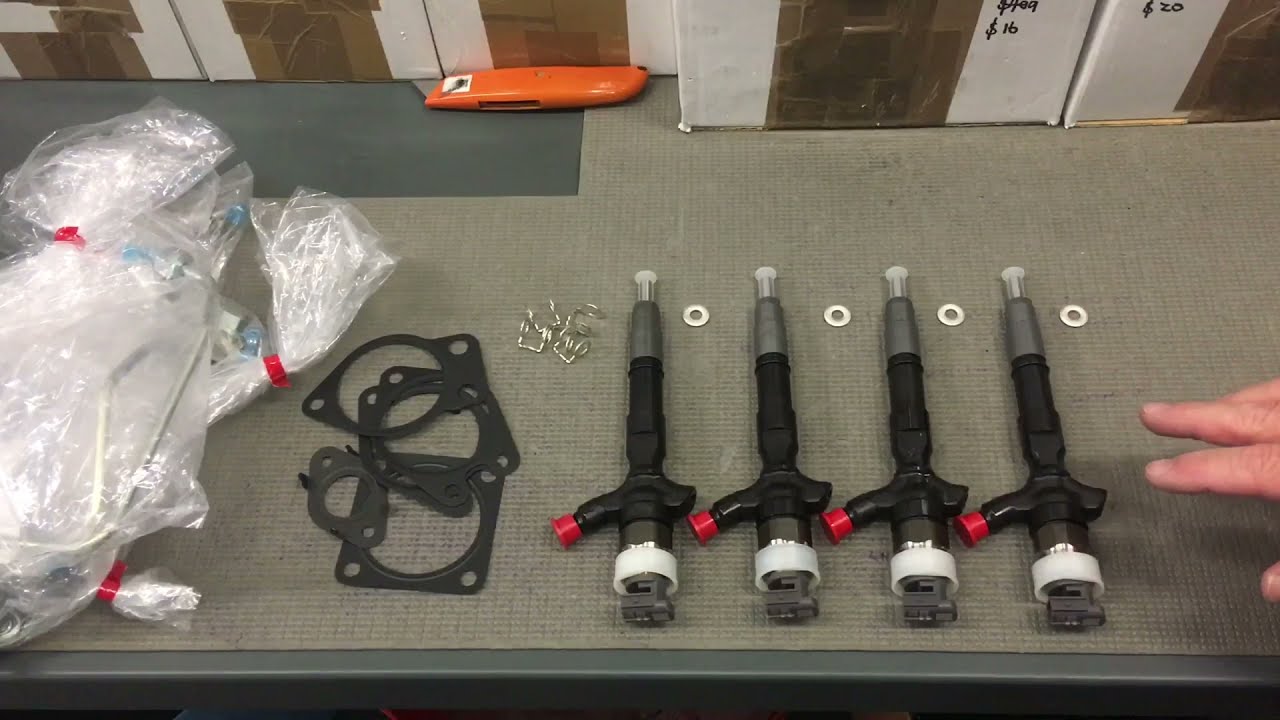 BEWARE remanufactured and FAKE DENSO INJECTORs CHANGE Your Toyota LC120 Prado Hilux 06 to 09