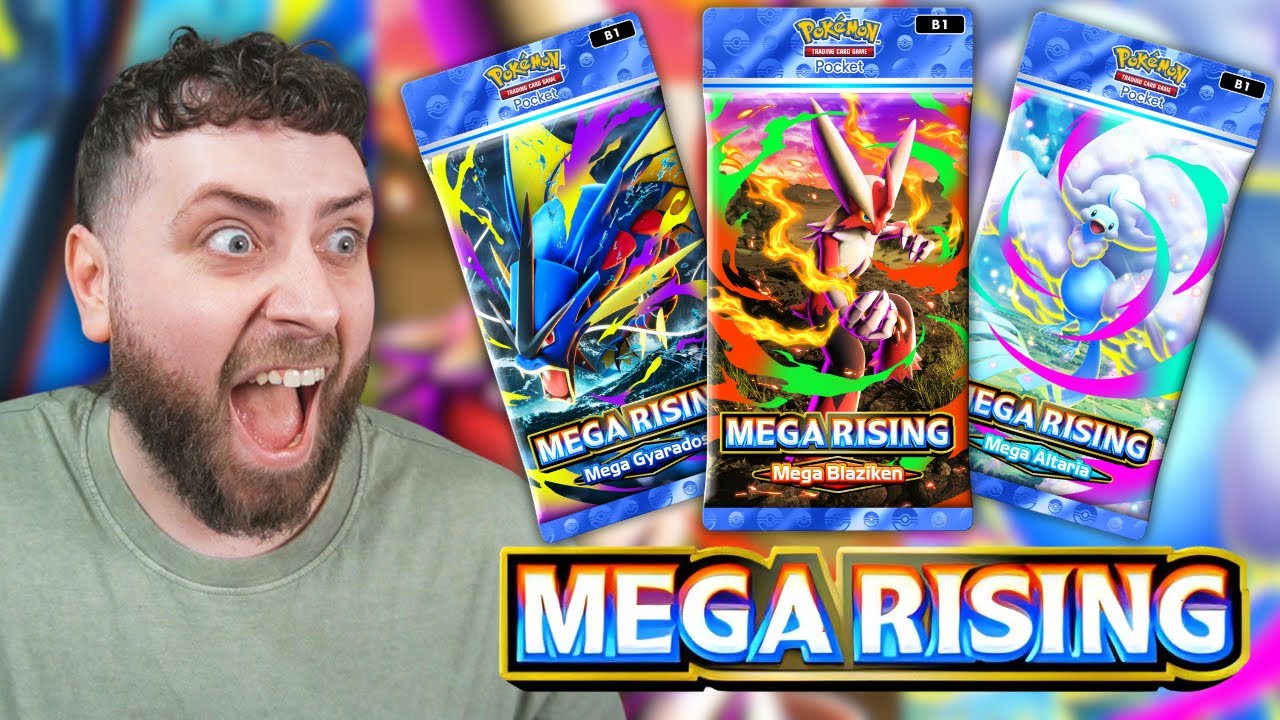 НОВЫЙ НАБОР MEGA RISING B1! Карманная ККИ Покемон!