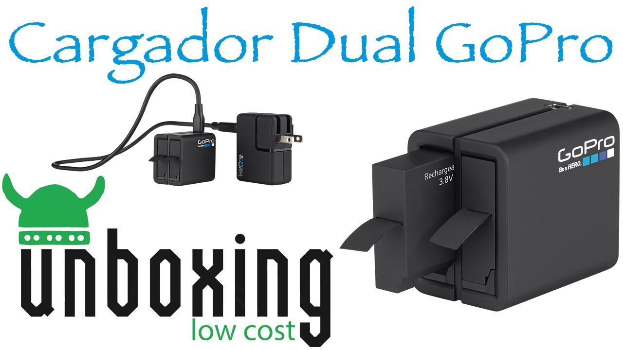 Cargador Dual GoPro. U&R Low Cost