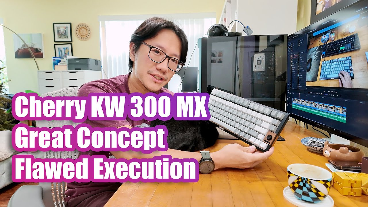 Механическая клавиатура Cherry KW 300 MX: отличная концепция, неудачное исполнение #обзорклавиату...