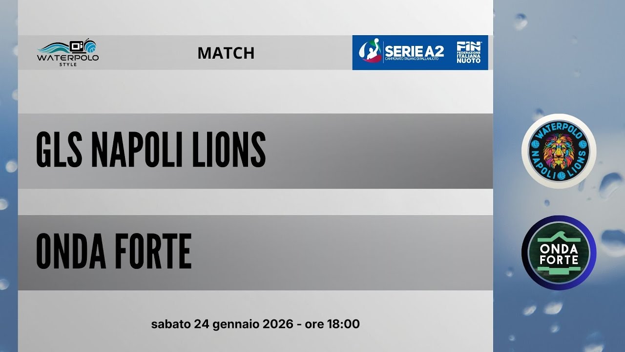 GLS NAPOLI LIONS – ONDA FORTE | Serie A2 M 2025/26