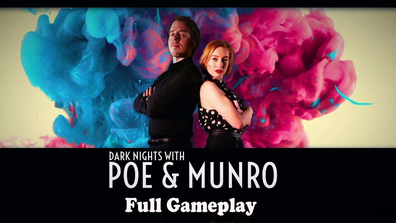 Dark Nights with Poe and Munro - Full Gameplay I Interactive Movie FMV Game