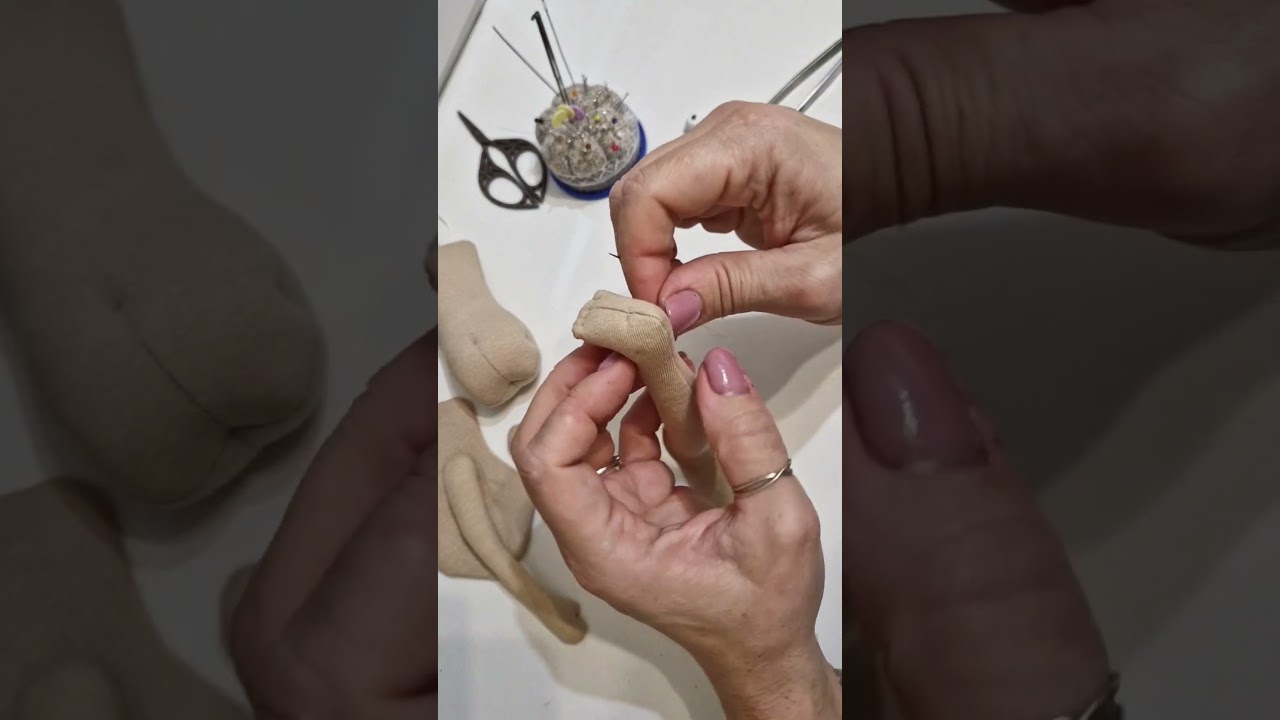 Making fabric doll,  Textile doll body, handmade body doll, tutorial rag doll, sewing doll, diy