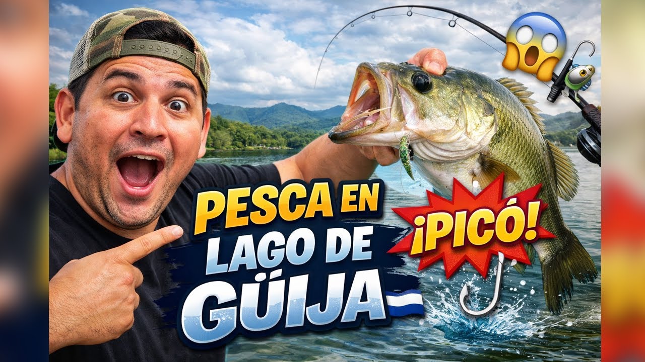 Intentando pescar en el Lago de Güija… esto pasó 👀