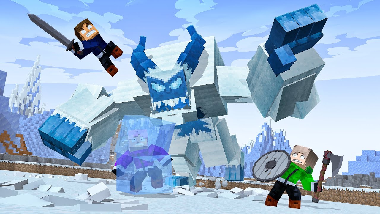 YETI ( O MONSTRO DAS NEVES ) no MINECRAFT !