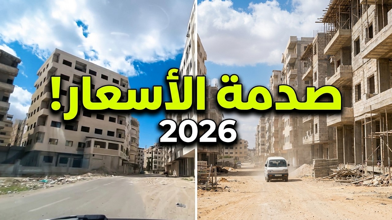 اعادة اعمار سوريا - جولة في ريف دمشق - المعضمية - جديدة عرطوز💚Tour of the streets of Damascus-Syria