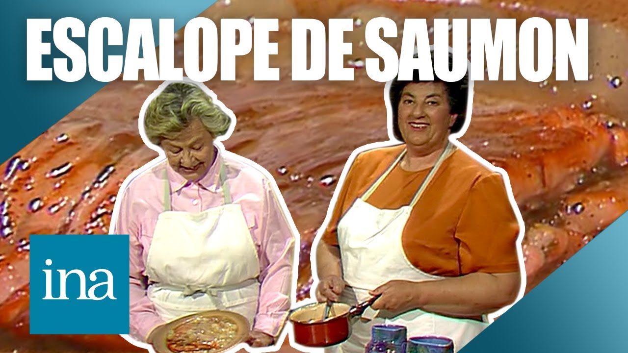 Escalope de saumon à la purée de cèpe de Maïté 🐟 | Archive INA