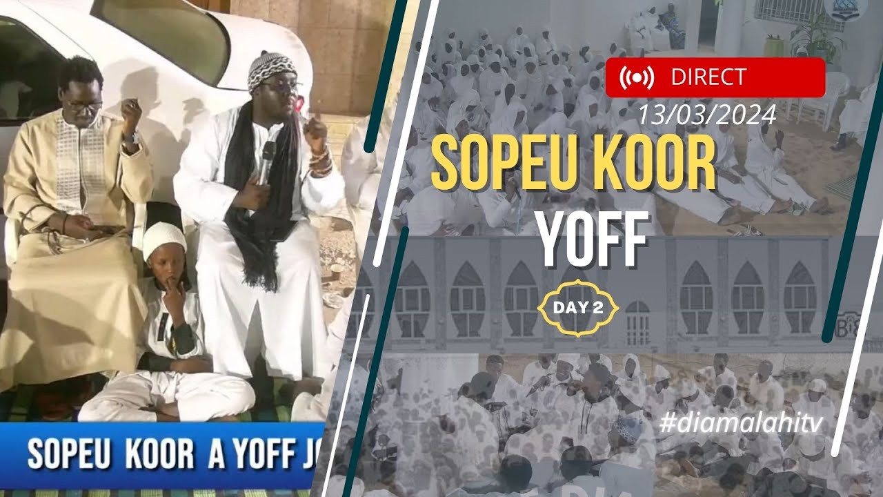 DIRECT: SOPEU  KOOR  A YOFF 2e JOUR