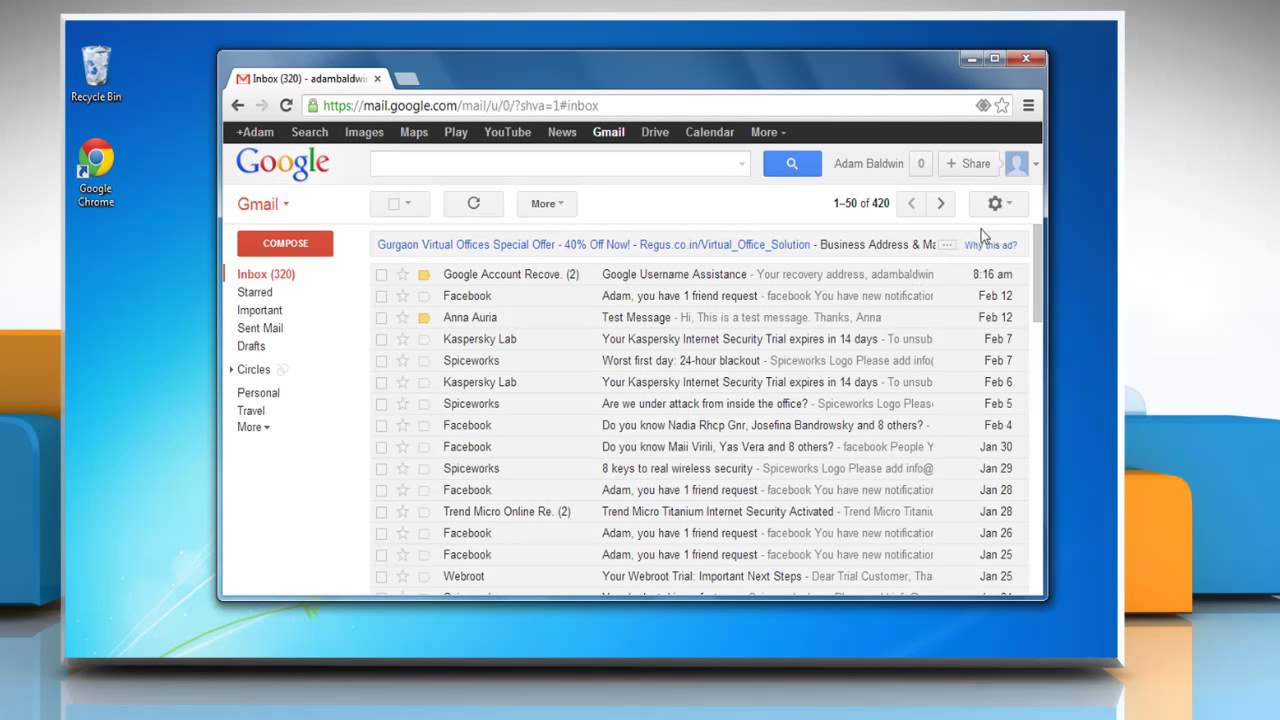How to enable IMAP (Internet Message Access Protocol) in Gmail&reg;