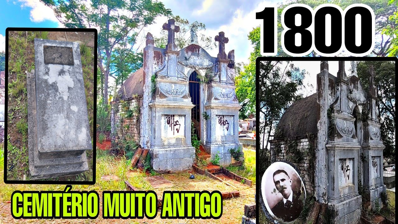 ACHEI ATÉ UM TÚMULO DE UM ESCRAVO NESSE CEMITÉRIO