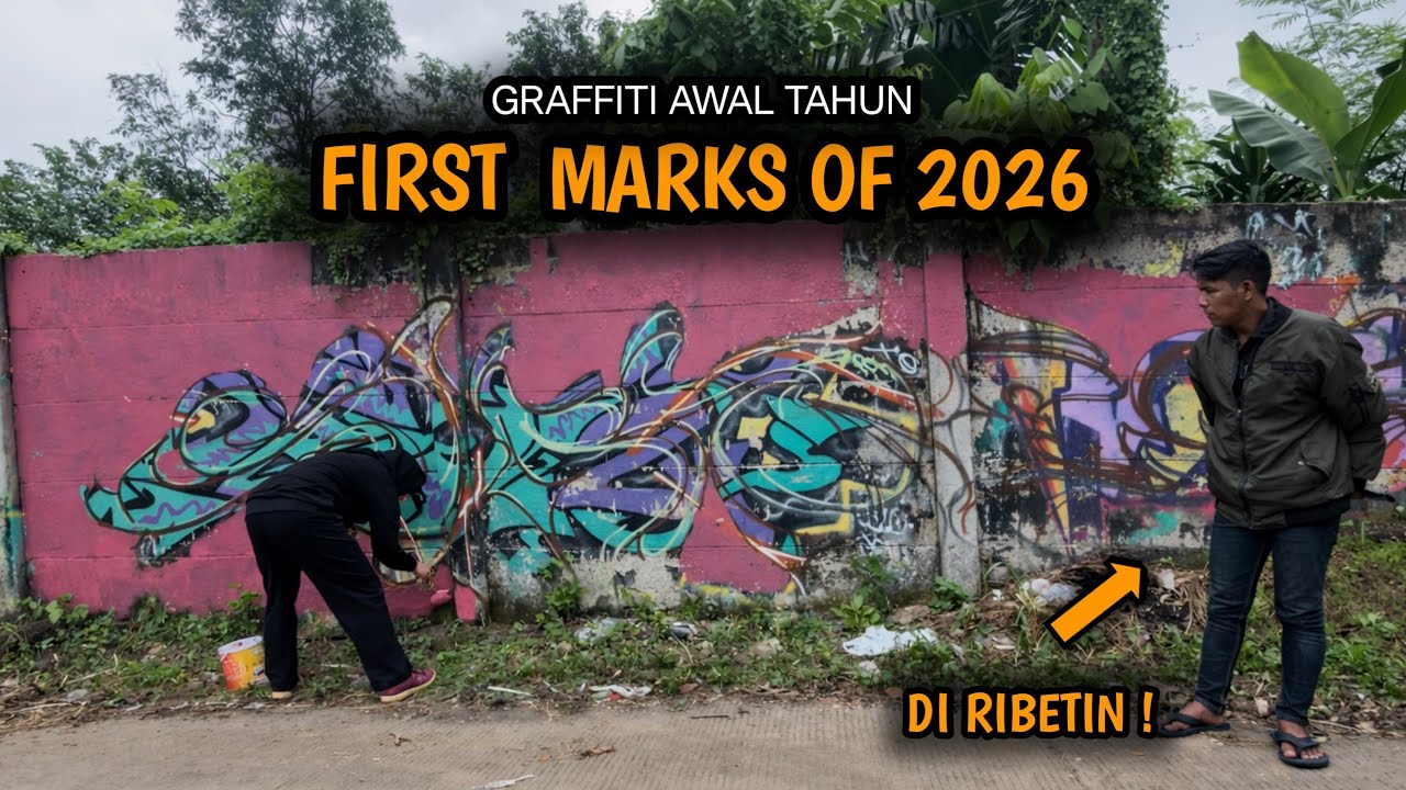 RUSEBAC! First Graffiti of 2026 : Notes from the City at the Beginning of the Year 