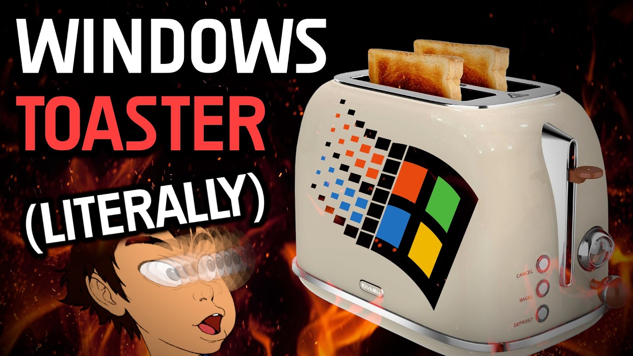 Running Windows 98 on an Actual Toaster