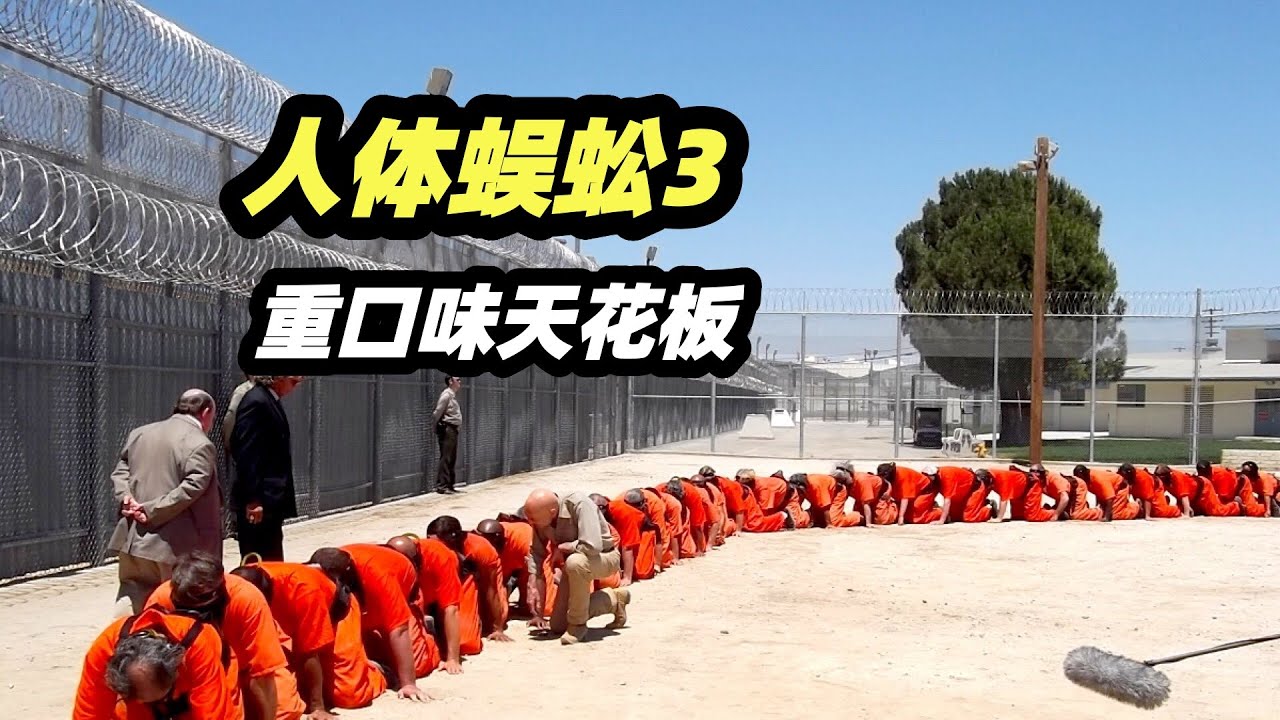 人体蜈蚣系列的巅峰作品，变态监狱长，竟把五百多囚犯做成连体蜈蚣，重口味恐怖电影《人体蜈蚣3》