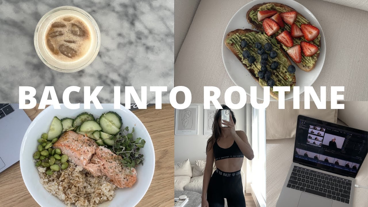 week of healthy meals & workouts: GET BACK INTO A ROUTINE WITH ME | Katelynn Nolan