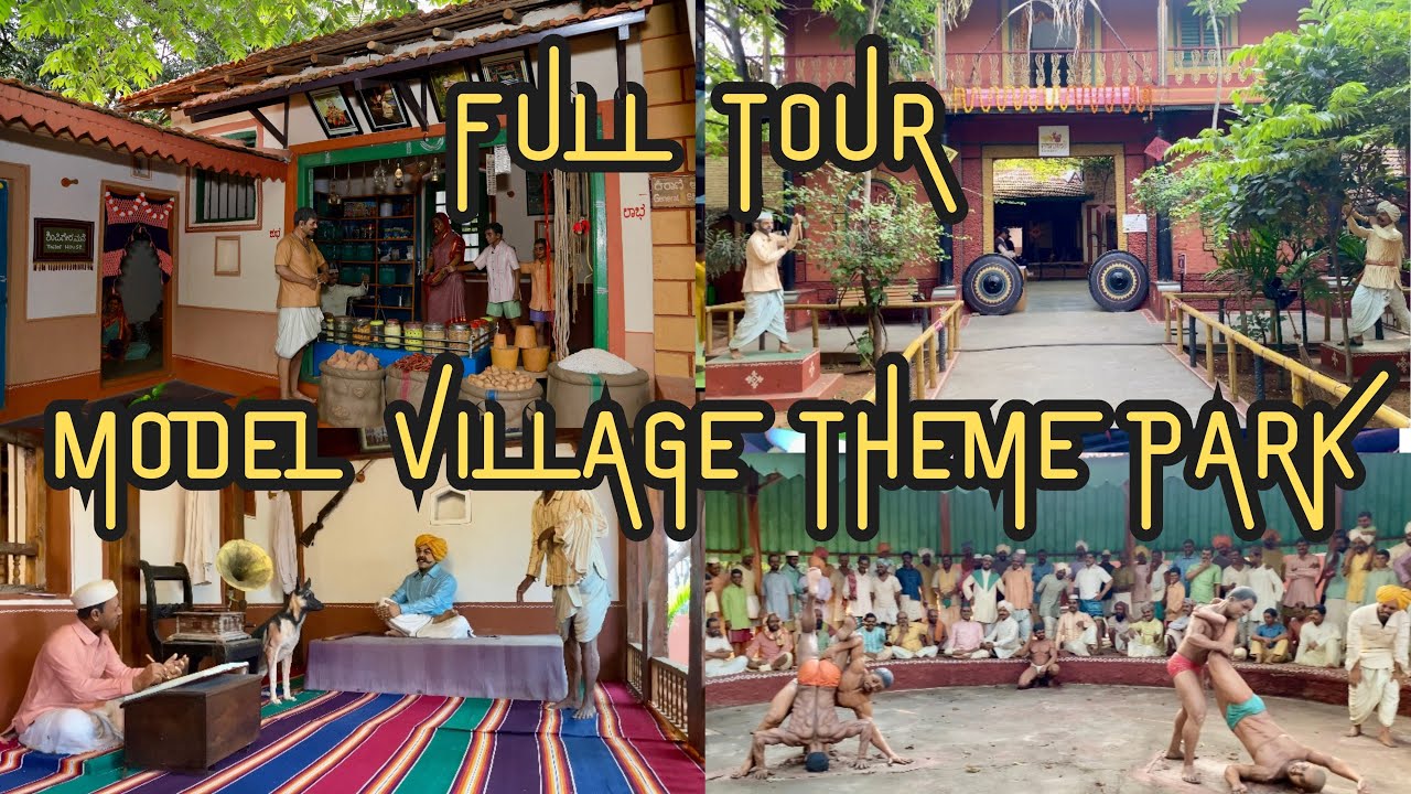 Rangoli Garden Bangalore | Sculptural of Karnataka's villages | Jakkur Model Village | Bengaluru