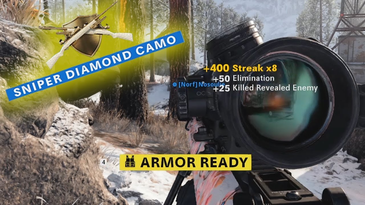 Unlocking DIAMOND snipers broke me