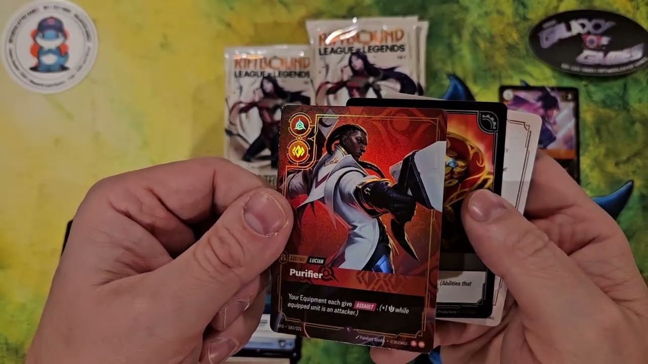 Opening a Riftbound Trading Card Games Spirit forged Booster Box