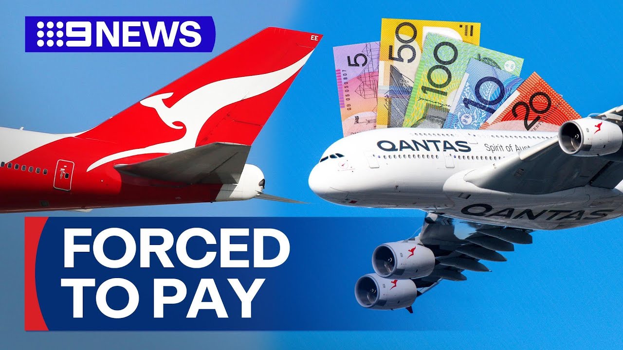 Qantas fined $90 million over illegally sacking staff | 9 News Australia