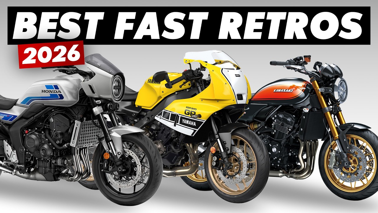 5 najlepszych SZYBKICH motocykli retro na 2026 rok: CB1000F vs XSR900 vs Z900RS i inne!
