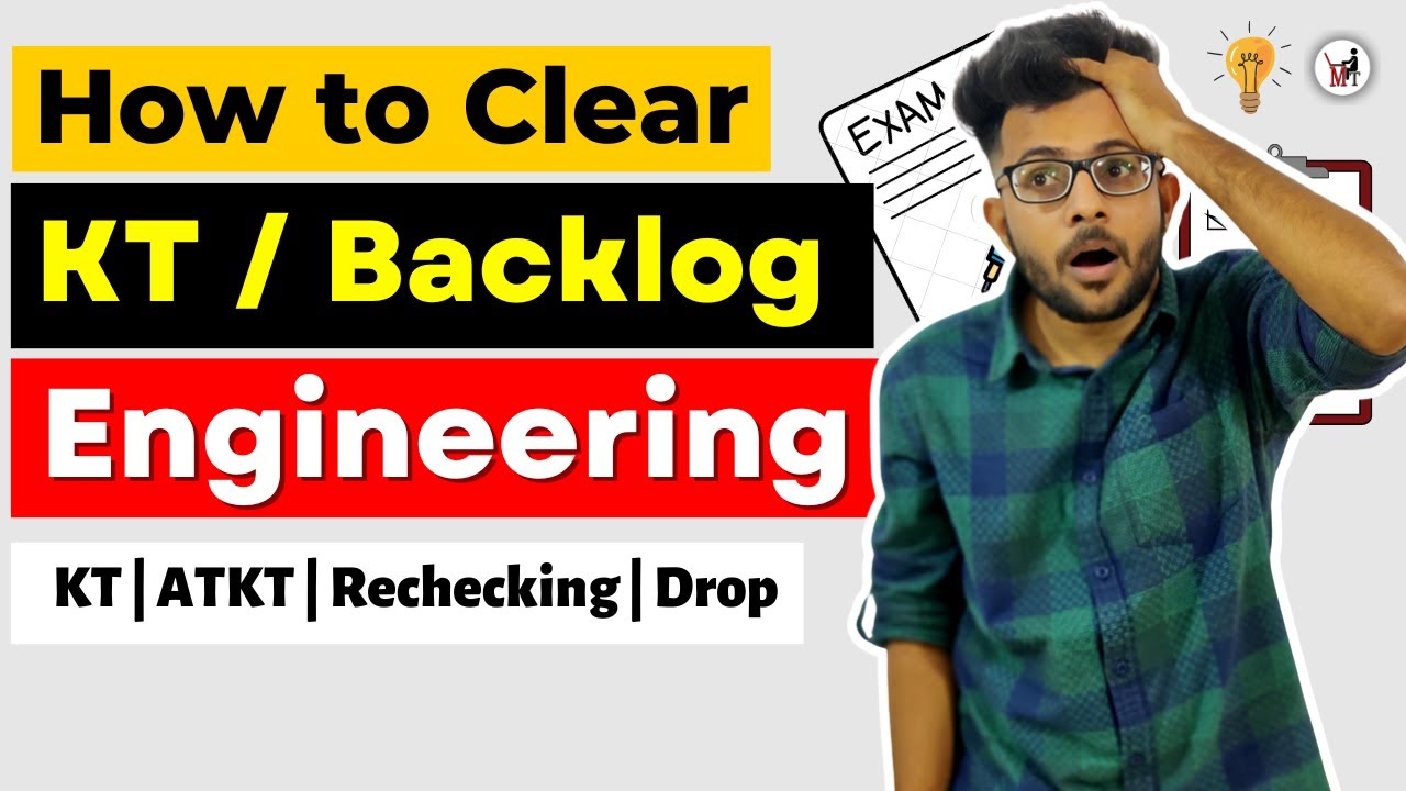 How to Clear a KT / Back / Backlog / Failed Subject in Engineering 😞📑🔥
