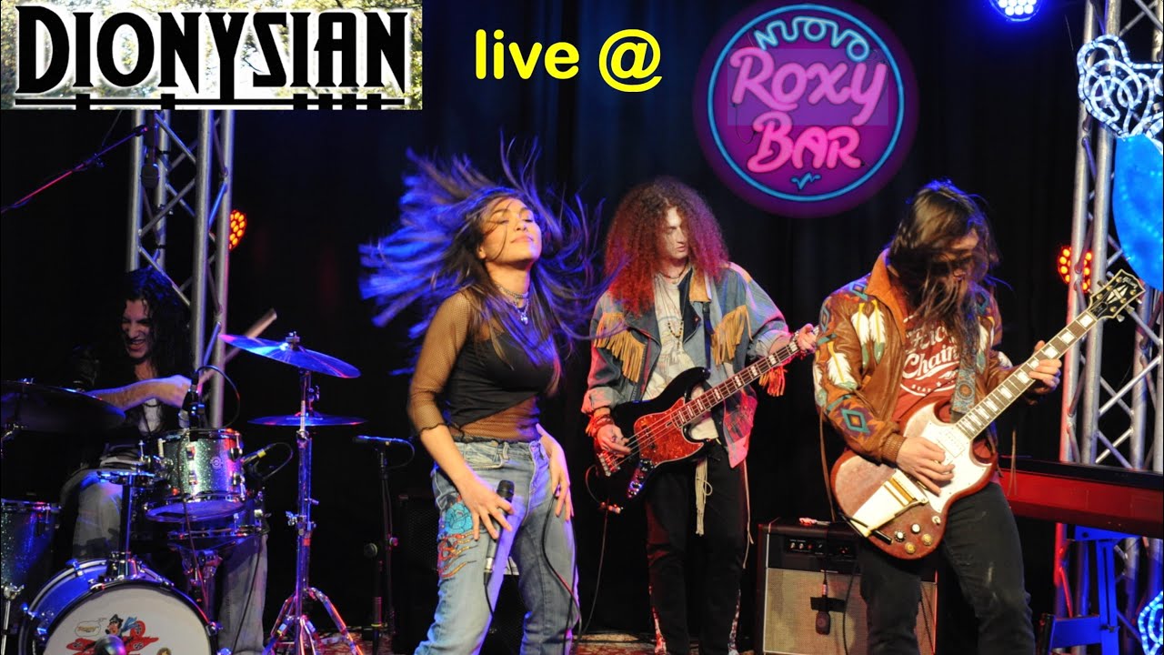 DIONYSIAN col loro Rock "spettinano" il Nuovo Roxy Bar 10.1.24