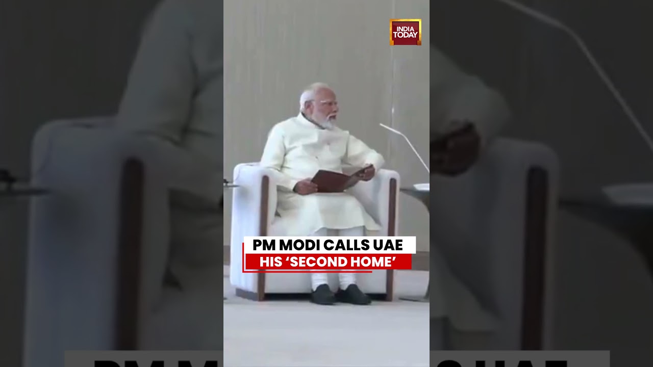 PM Modi Calls UAE His &ldquo;Second Home&rdquo; During Talks With UAE President in Abu Dhabi #pmmodi #uae