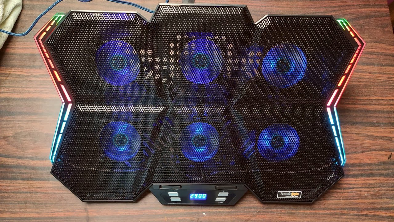 Cosmic Byte Meteoroid RGB cooling pad unboxing & overview