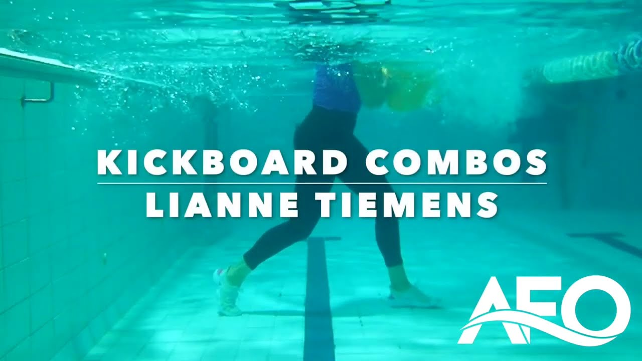 Aqua Exercise workouts with Kickboard