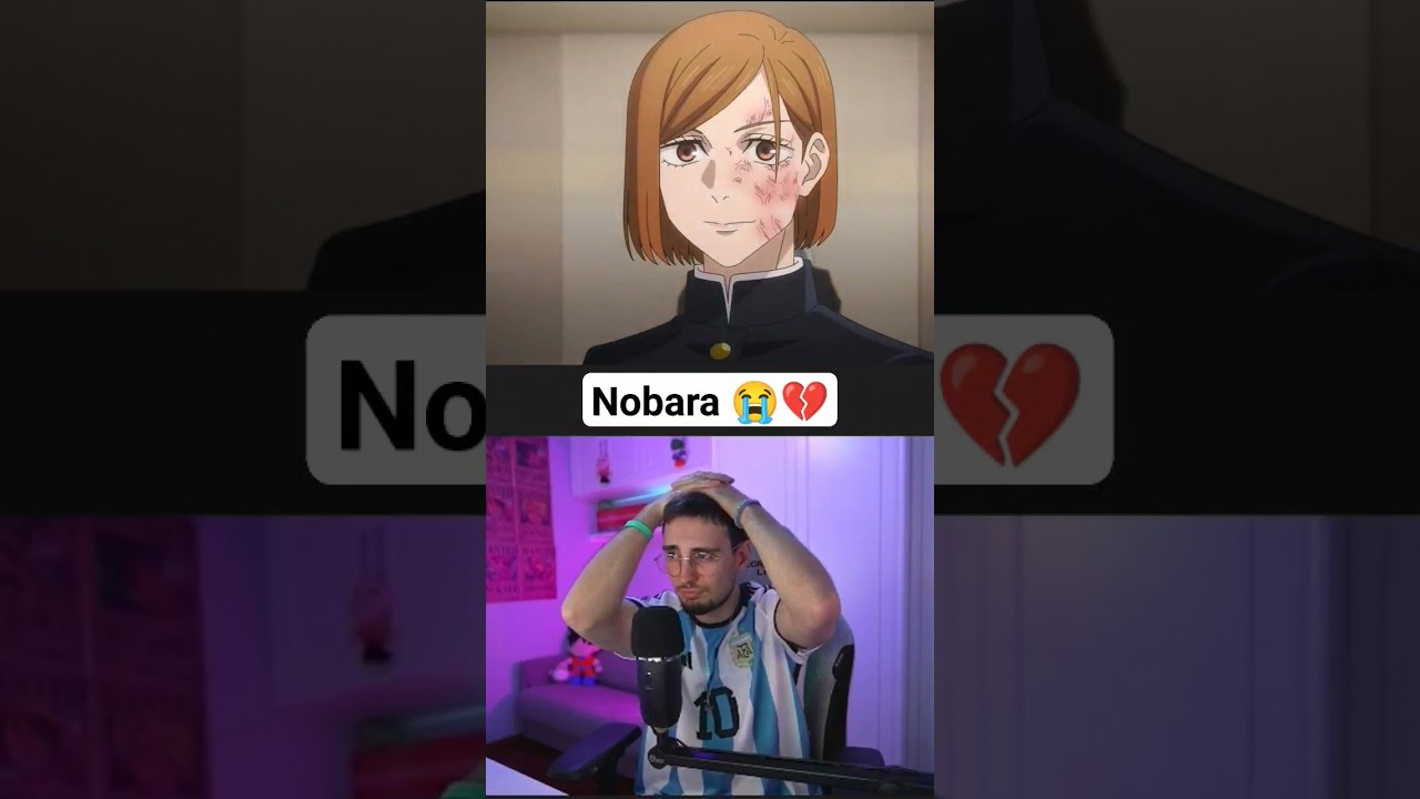 Nobara, no estuvo tan mal 😭💔 Reaccion #jujutsukaisen #nobara #anime