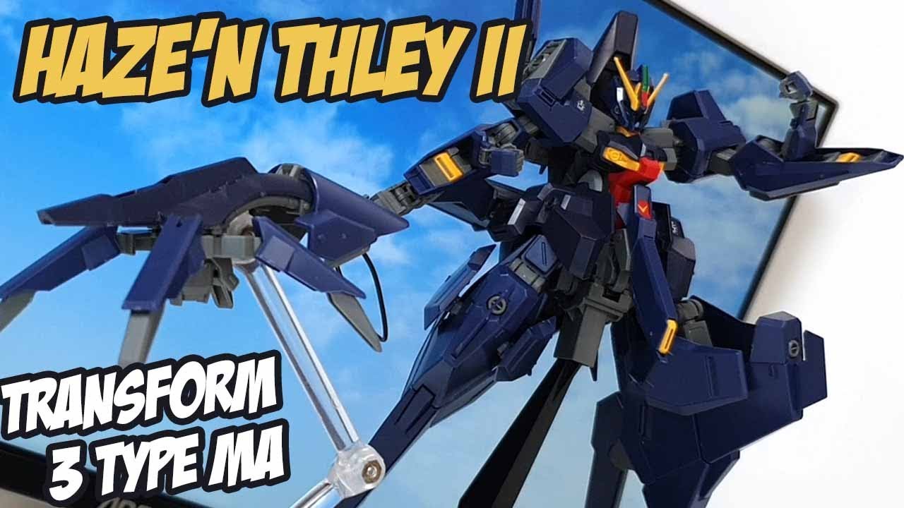 Transform 3 Types of MA - P-Bandai HG Haze N-Thley II Speed Build Review