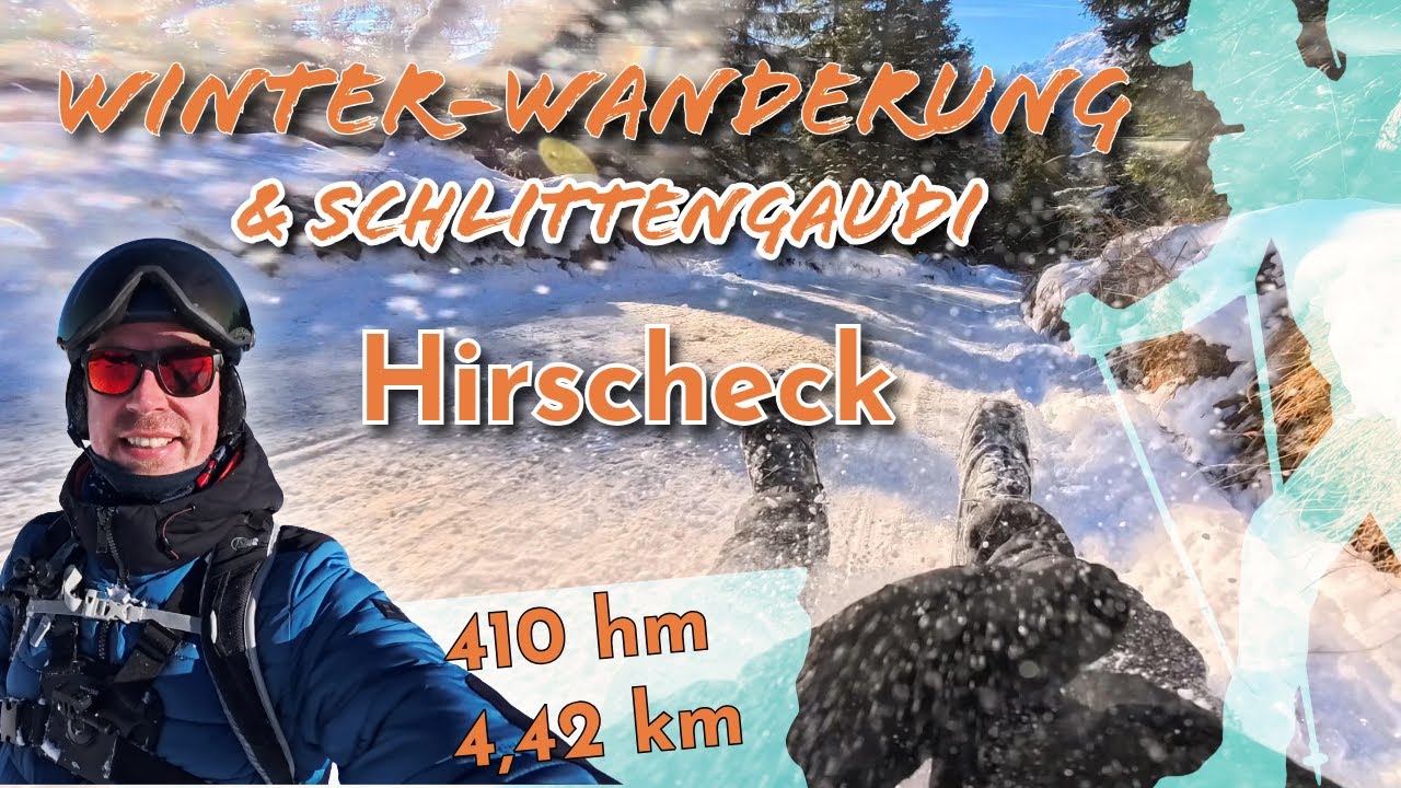 Winter-Wanderung zum Hirscheck 🥾Watzmann-Blick & Schlittengaudi! 🛷 Ramsau | Berchtesgaden