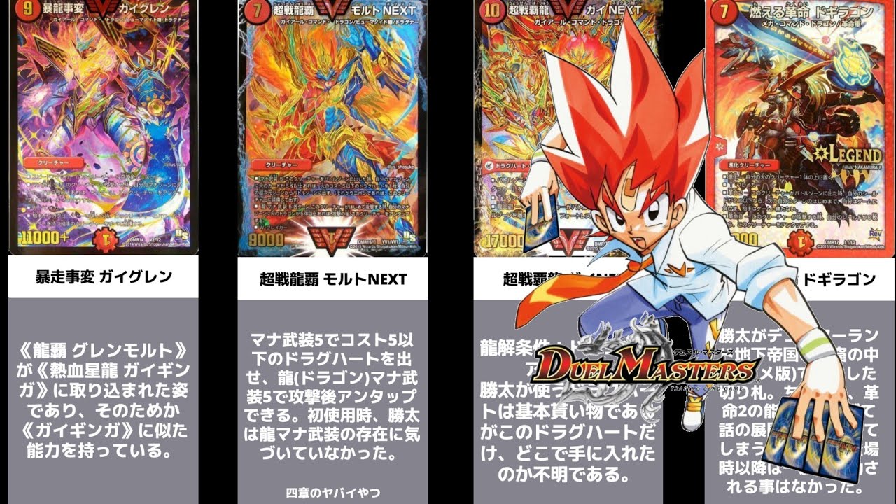 【デュエマ20周年】切札勝太の歴代切札まとめpart1