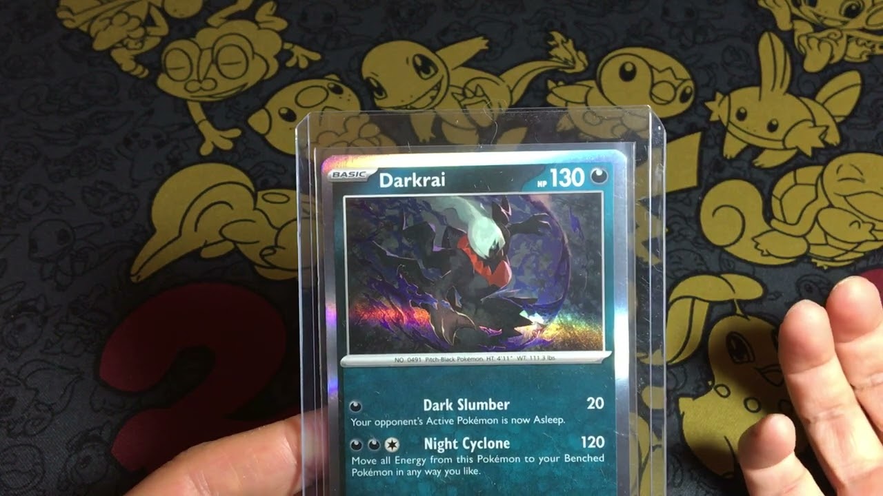 Rare Pokemon Darkrai reverse holo from Obsidian Flame  #pokemon #pokemoncards #pokemontcg