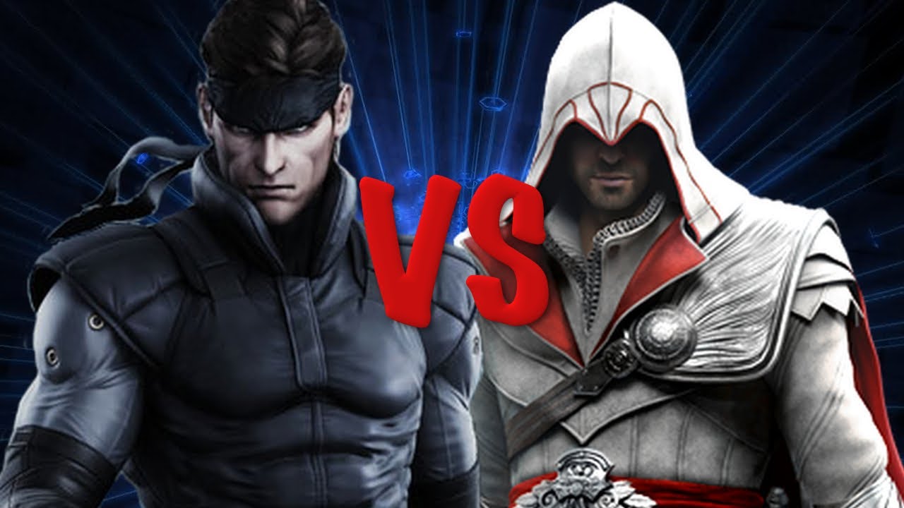 Solid Snake против Ezio Auditore [Эпическая рэп-баттл]