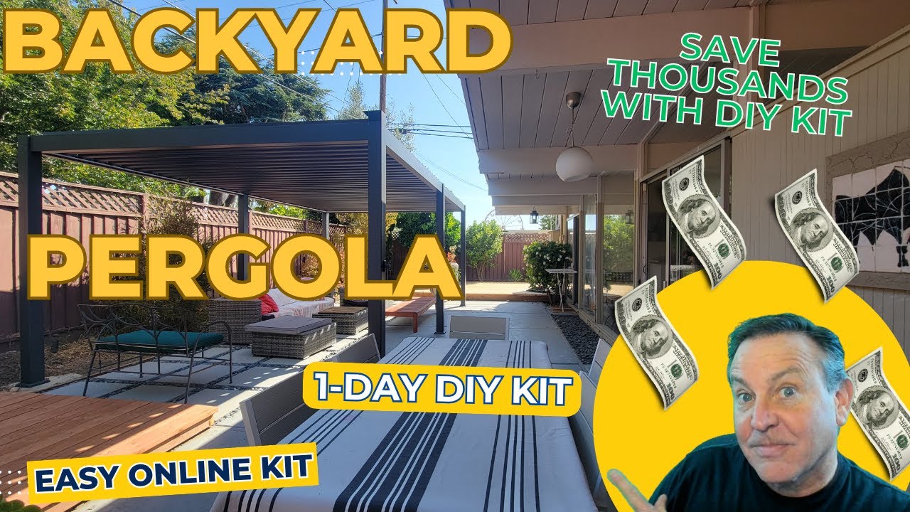 🔴Backyard Pergola Build DIY Review - A very solid purchase! @wayfair