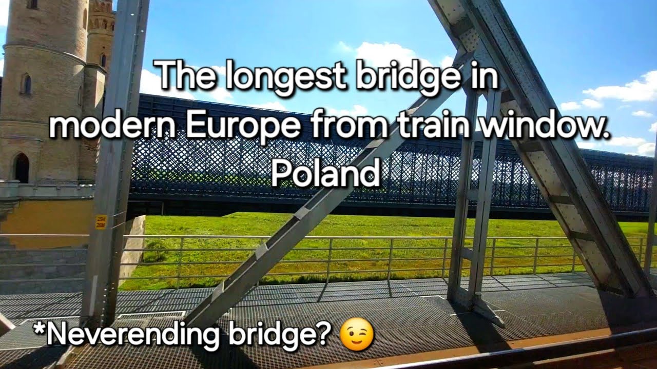 The longest bridge in modern Europe. Tczew Poland #Poland #bridge 