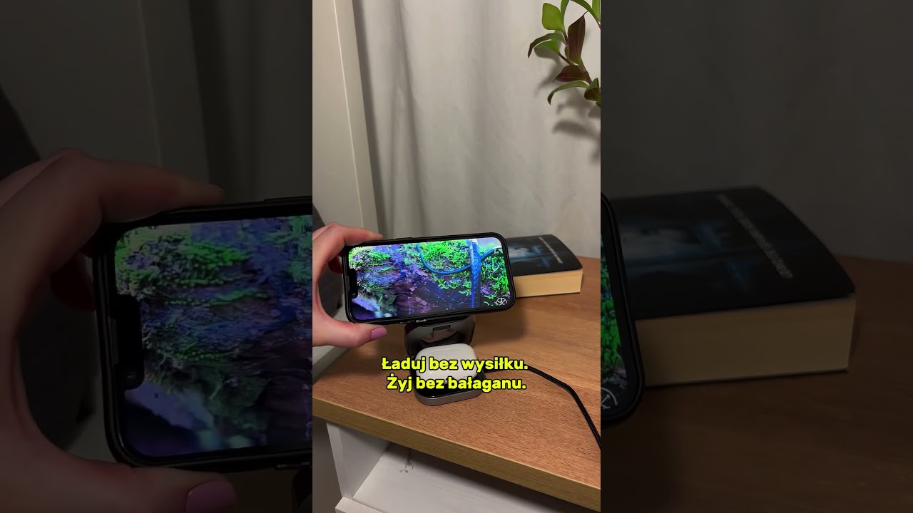 Masz wszędzie kable? Zobacz, co wymyśliłem!  #iphone #applewatch #airpods #magsafe #wirelesscharger