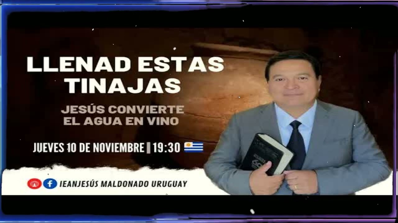 LENAD ESTAS TINAJAS . El agua convertida en vino | Franklin Salas Enseñanza