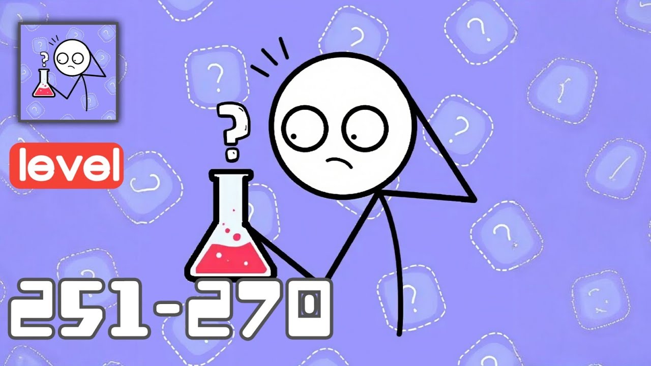 Alchemy Puzzle - Gameplay Walkthrough - All Levels 251-270 - Funny Stickman Brain Puzzle Game
