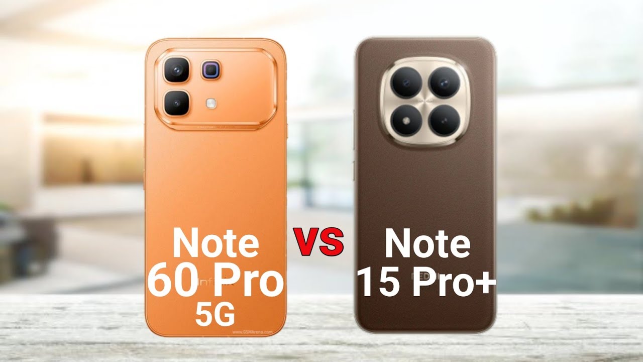 Infinix Note 60 Pro 5G vs Redmi Note 15 Pro Plus