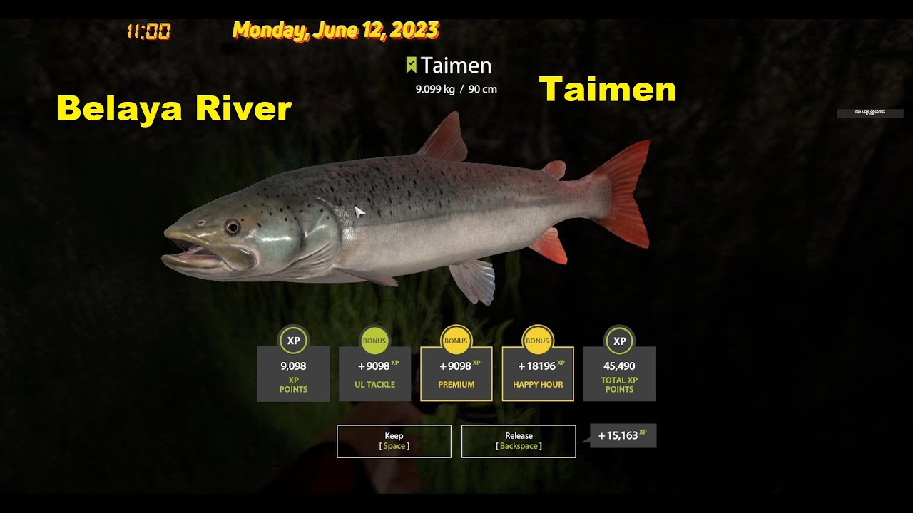 Russian fishing4- Belaya River Taimen