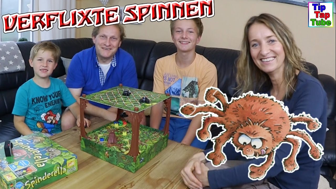 SPINDERELLA - Wer kommt an der fetten Spinne vorbei?  TipTapTube