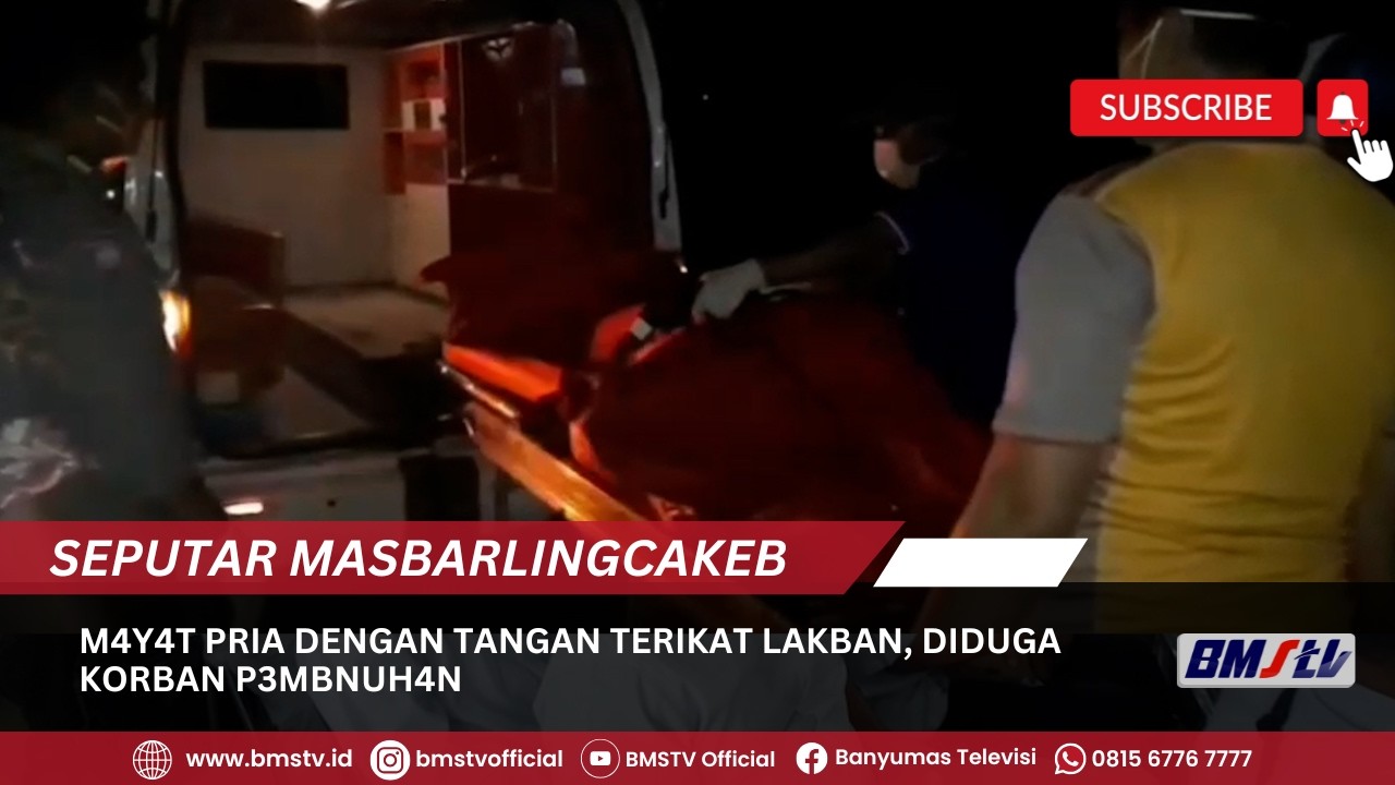 M4Y4T PRIA DENGAN TANGAN TERIKAT LAKBAN, DIDUGA KORBAN P3MB*NUH4N.