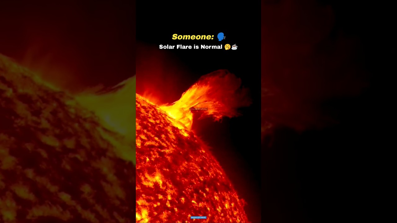 Solar Flare vs Earth vs Human Body 💀🌌 #space #sun #earth #universe