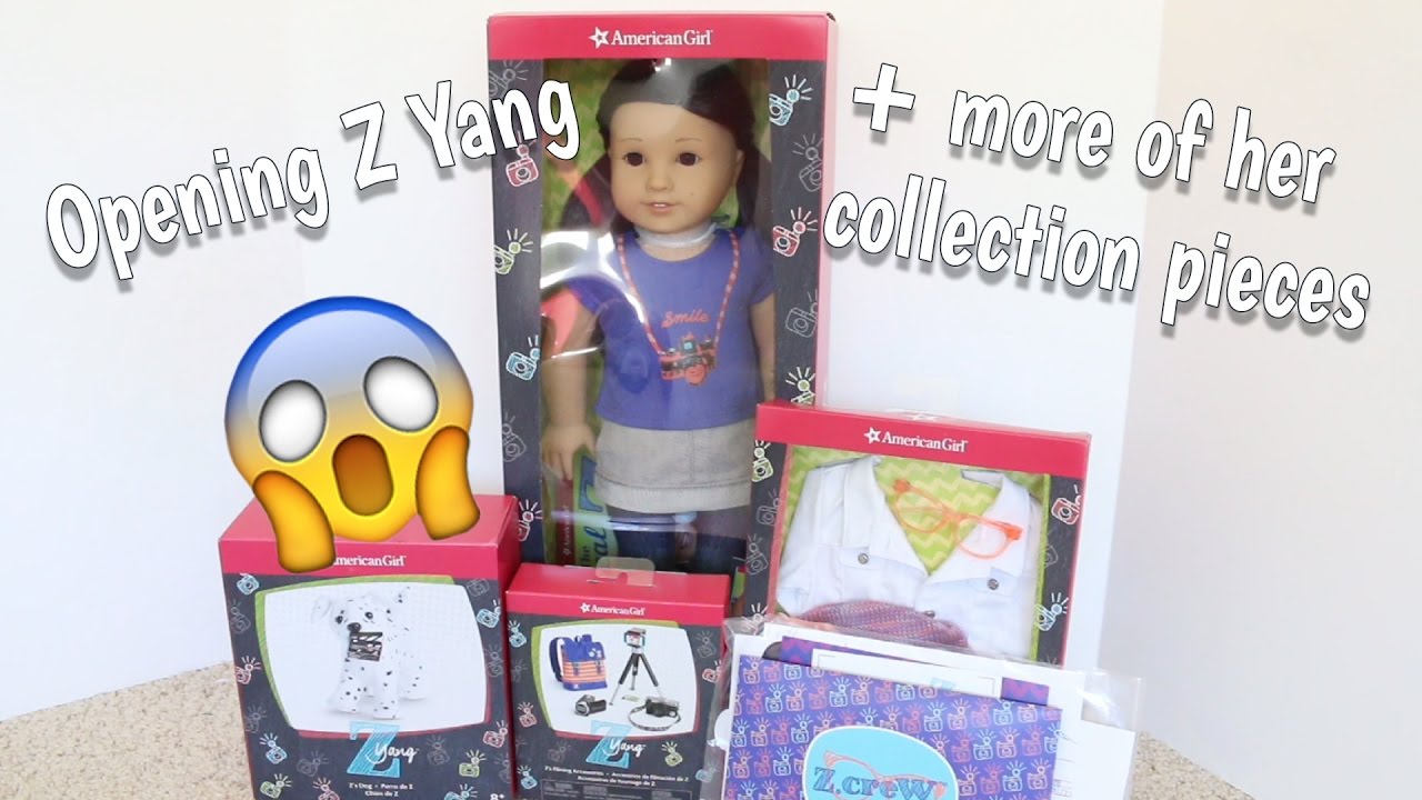 Opening Z Yang and Other Collection Pieces | American Girl New Contemporary Character Z Yang