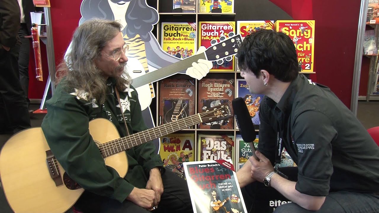 Musikmesse 2012 Frankfurt - Peter Bursch´s Blues Gitarrenbuch - Sound!