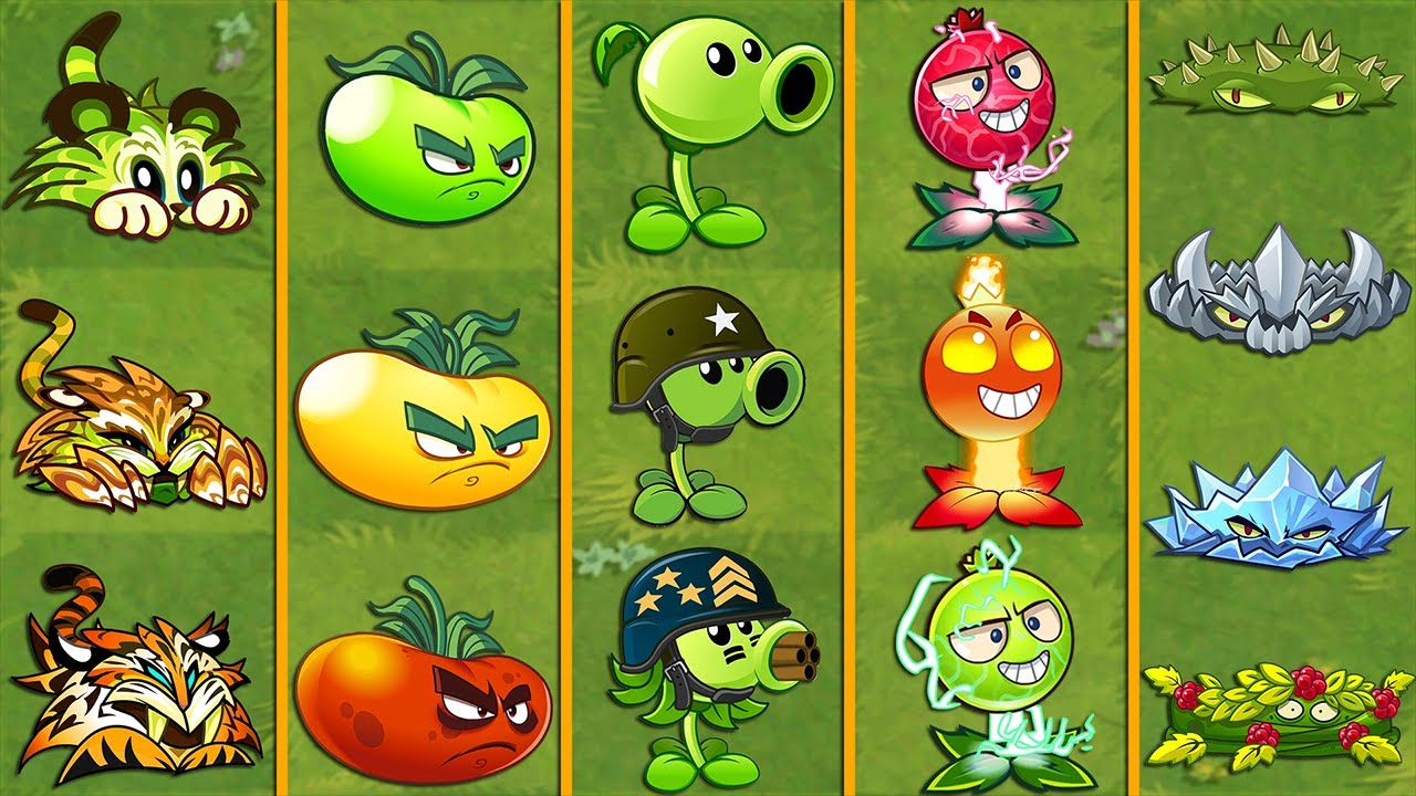 PvZ 2 Every Plant Power-Up! in Plants vs Zombies 2